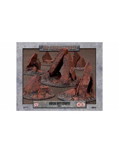 Battlefield in a Box - Essentials: Rock Outcrops Mars (Prepainted)