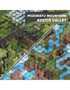 BattleTech: Battle Mat Tukayyid Pozoristu Mountains/Kozice Valley (neoprene)