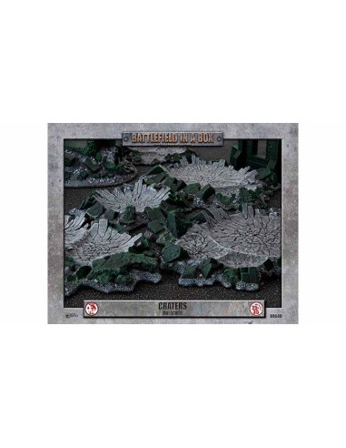 Battlefield in a box - Gothic Battlefields: Craters - Malachite (Prepainted)