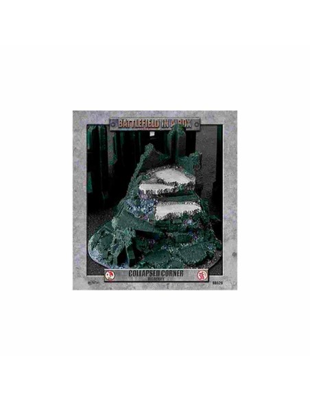 Battlefield in a box - Gothic Battlefields: Collapsed Corner - Malachite (Prepainted)