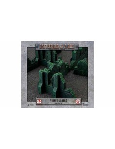 Battlefield in a box - Gothic Battlefields: Ruined Walls - Malachite (Prepainted)