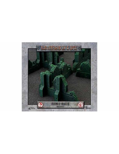 Battlefield in a box - Gothic Battlefields: Ruined Walls - Malachite (Prepainted)