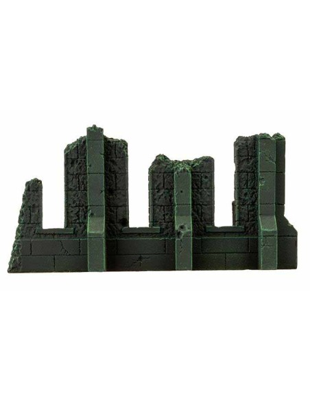 Battlefield in a box - Gothic Battlefields: Ruined Walls - Malachite (Prepainted)