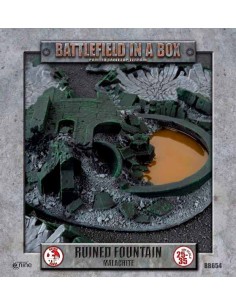 Battlefield in a box - Gothic Battlefields: Ruined Fountain - Malachite (Prepintado)