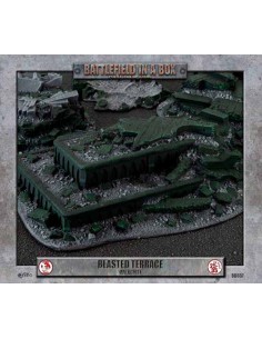 Battlefield in a box - Gothic Battlefields: Blasted Terrace - Malachite (Prepainted)