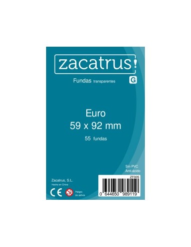 Fundas Zacatrus Euro (59 mm X 92 mm) (55 u.)