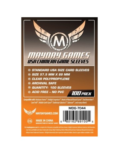 Mayday - USA Chimera sleeves 57,5x89 mm (100)