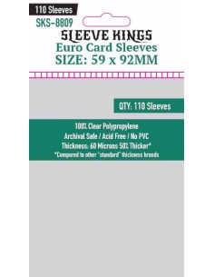 SLEEVE KINGS - EURO 59x92 mm (110 u.)