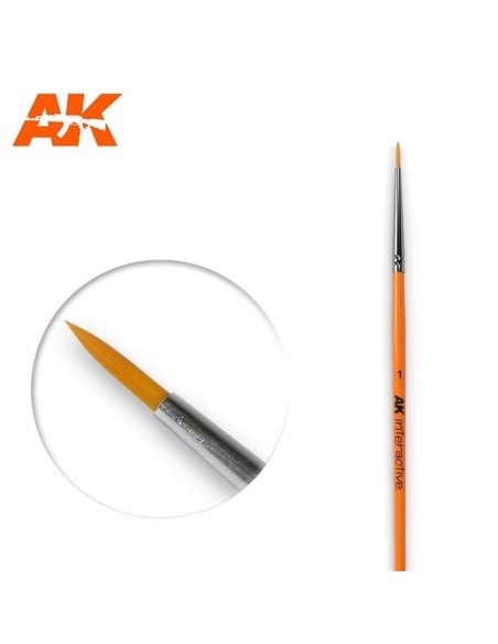 AK Round Brush 1 Synthetic