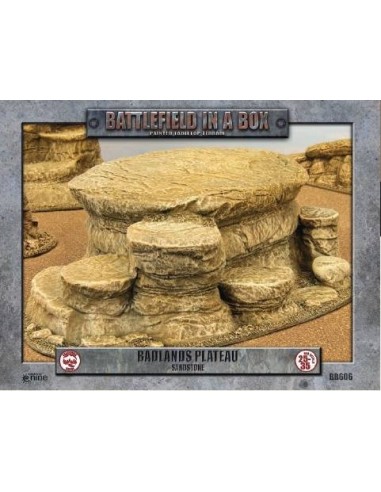 Battlefield in a box - Badlands Plateau - Sandstone (Prepainted)