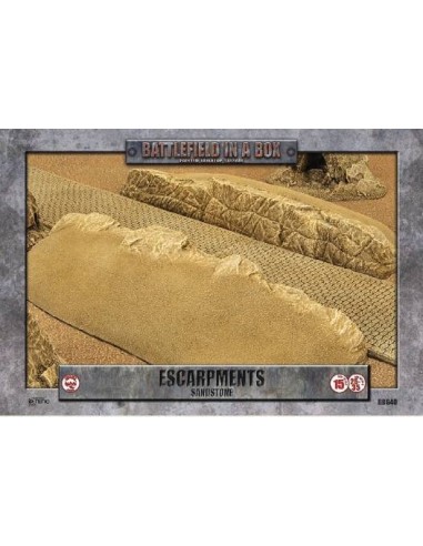 Battlefield in a box - Escarpments Sandstone (Prepintado)