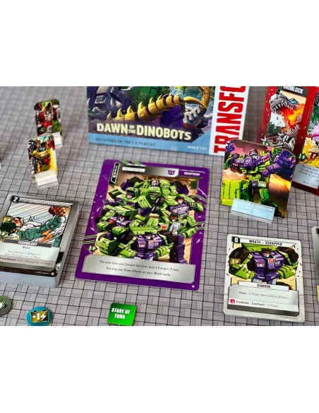 Transformers Deck-Building Game: Dawn of the Dinobots (INGLÉS)