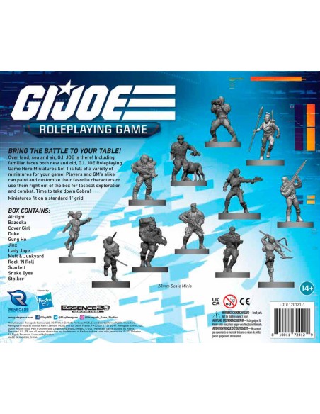 G.I. JOE RPG Hero Miniatures Set 1