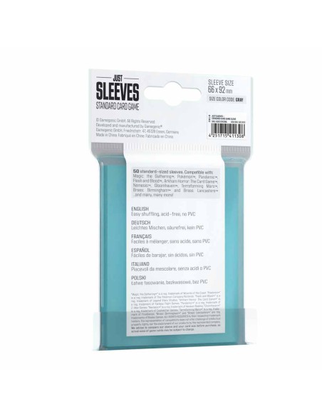 Just Sleeves Standard Card Game Clear (50 u.)