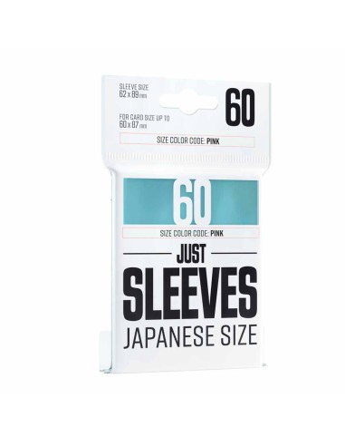 Just Sleeves Japanese Size Clear (60 u.)