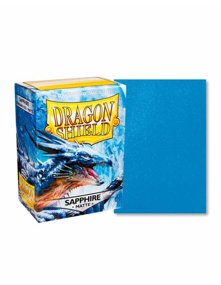 Dragon Shield Matte Sleeves - Sapphire (100)