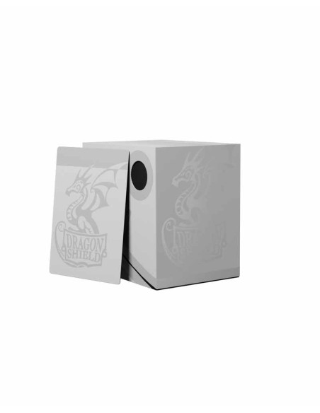 Double Shell - Ashen White/Black - Deck Box