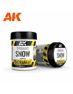 AK Interactive Terrains Snow - 250ml (Acrylic)