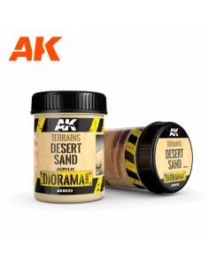 AK Interactive Terrains Desert Sand - 250ml (Acrylic)