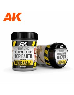 AK Interactive Terrains Neutral Texture for Earth - 250ml (Base Product)