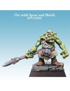 Spellcrow - Orc with Spear and Shield