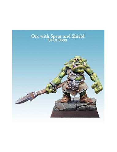 Spellcrow - Orc with Spear and Shield