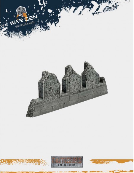 Battlefield in a box - Small Corner Ruins (Prepainted)