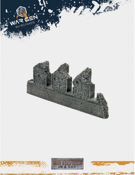 Battlefield in a box - Small Corner Ruins (Prepainted)