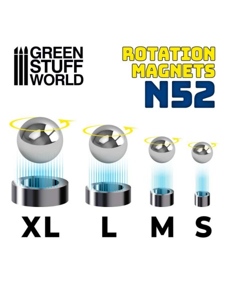 Neodymium Rotation Magnets - Size XL (N52)