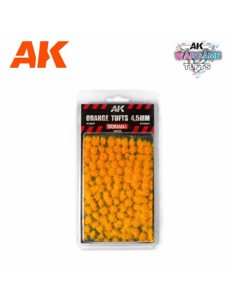 AK Interactive - Orange & Yellow Wargame Tufts 4,5mm