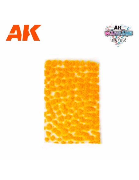 AK Interactive - Orange & Yellow Wargame Tufts 4,5mm