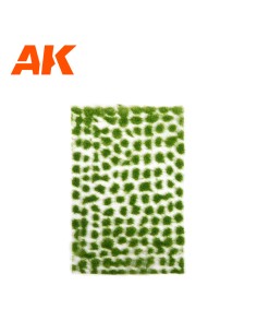 AK Interactive - Light Green Wargame Tufts 2mm 2