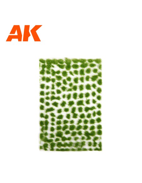 AK Interactive - Light Green Wargame Tufts 2mm