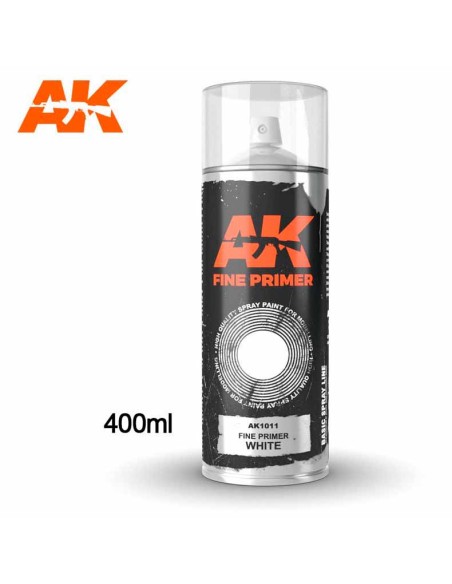 AK Interactive - FINE PRIMER WHITE SPRAY