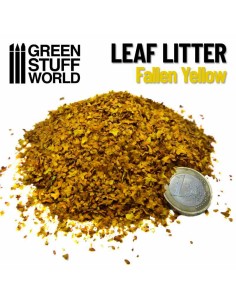 Green Stuff World - Leaf Litter - Fallen Yellow 2