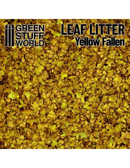 Green Stuff World - Leaf Litter - Fallen Yellow