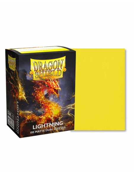 Dragon Shield Matte Dual Sleeves - Lightning (100)