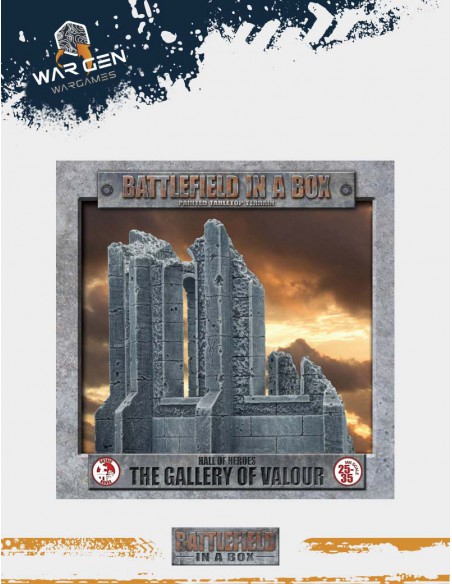 Battlefield in a box - Hall Of Heroes: The Gallery of Valour escenografía