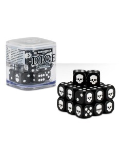 Citadel Dice Cube - Black 12mm