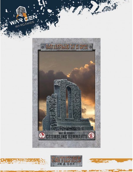 Battlefield in a box - Hall Of Heroes: Crumbling Remnants (Prepainted)