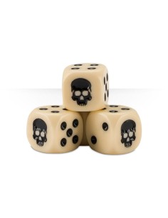 Citadel Dice Cube - Bone 12mm 2