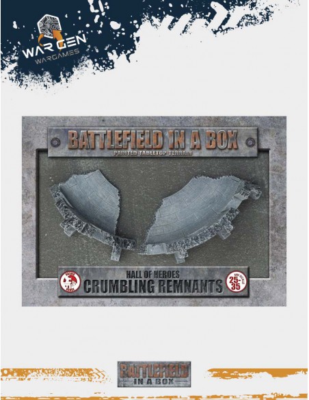 Battlefield in a box - Hall Of Heroes: Crumbling Remnants (Prepainted)