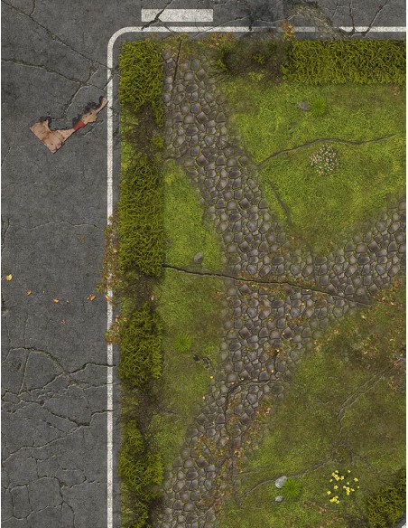 Dead City  - Wargames Gaming Mat