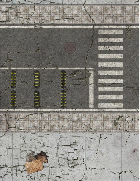 Dead City  - Wargames Gaming Mat