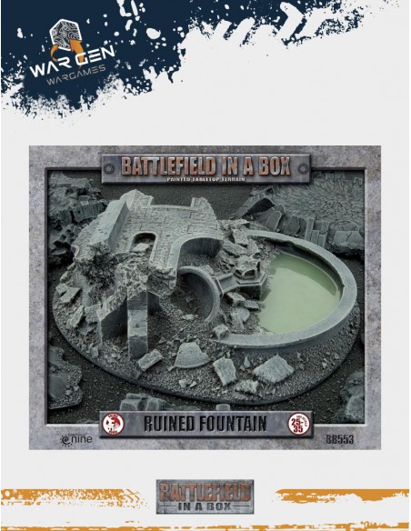 Battlefield in a box - Ruined Fountain (Prepainted)