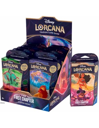 Disney Lorcana TCG - The First Chapter Starter Deck Display (12) (INGLÉS)