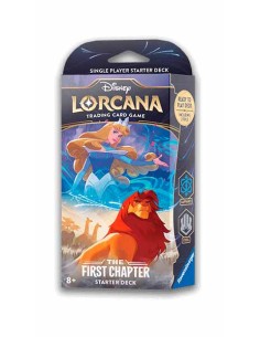 Disney Lorcana TCG - The First Chapter Starter Deck Acero y Zafiro (INGLÉS)