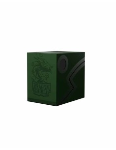 Double Shell - Forest Green/Black - Deck Box