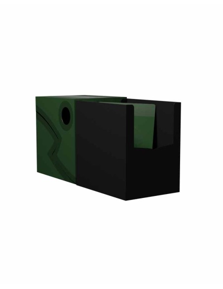 Double Shell - Forest Green/Black - Deck Box