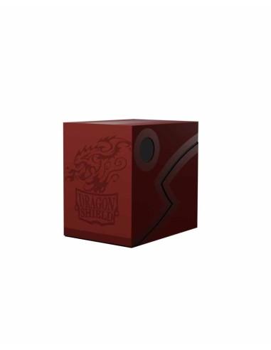 Double Shell - Blood Red/Black - Deck Box